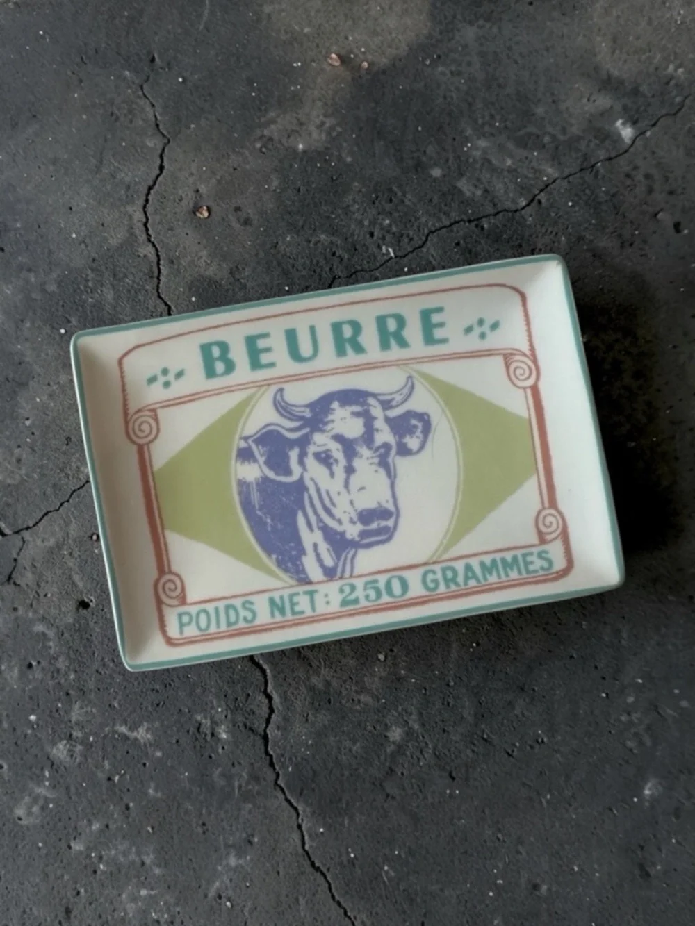 Rosanna Garde Manager Beurre Cow Butter Dish Trinket Tray